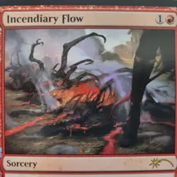 1x MTG FOIL Incendiary Flow Friday Night Magic FNM Promo NM Near Mint - Image 5