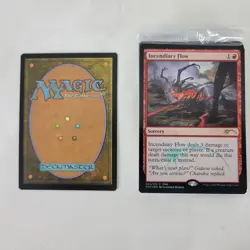 1x MTG FOIL Incendiary Flow Friday Night Magic FNM Promo NM Near Mint - Image 2