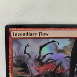 1x MTG FOIL Incendiary Flow Friday Night Magic FNM Promo NM Near Mint - Image 4