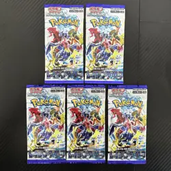 5 PACK Raging Surf SV3a Japanese Pokemon Card Japanese SEALED P-05 - Image 1