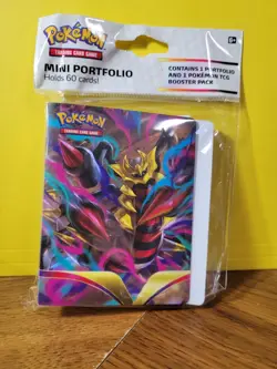 Pokemon Sword & Shield Lost Origin Mini Portfolio + 1 Booster Pack NEW - Image 1