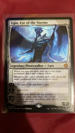 Ugin, Eye of the Storms Tarkir: Dragonstorm Foil And Non Foil With Elspeth MTG - Image 2