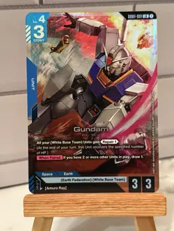 Gundam Card Game Gundam GD01-001 LR New Type Rising - Image 1