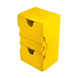 GameGenic Card Storage Stronghold 200 + Convertible Deck Holder XL - Yell New - Image 1