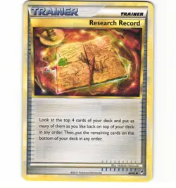 Pokemon Research Record 84/95 Call of Legends Non-Holo LP Card - Image 1