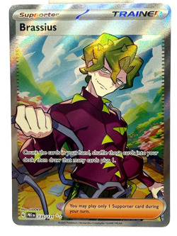 Pokemon TCG Brassius 135/131 2025 Prismatic Evolutions Ultra Rare Card - NM - Image 1