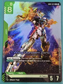 Gundam Card Game - Newtype Rising - GD01-024 LR - Wing Gundam Zero - Image 1