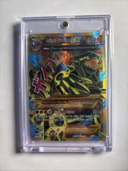 Pokemon Primal Groudon EX Full Art Ultra Rare Card 97/98 XY Ancient Origins - Image 1