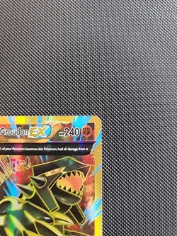 Pokemon Primal Groudon EX Full Art Ultra Rare Card 97/98 XY Ancient Origins - Image 2