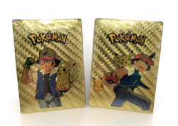 LOT of 2 Boxes of 55 POKEMON GOLD FOIL CARD DECK SEALED Collectible Metallic - Image 2