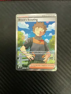 Brock's Scouting Ultra Rare Journey Together Card 179/159 NM Condition - Image 1