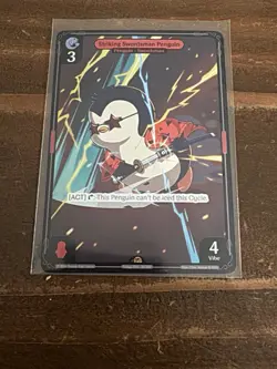 NEW Striking Swordsman Penguin - Pudgy Penguins Vibes Card TCG 20/200 - Image 1