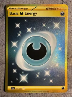 Pokemon the Card Game Basic Darkness Energy 098/064 Secret Rare - Shrouded Fable - Image 1