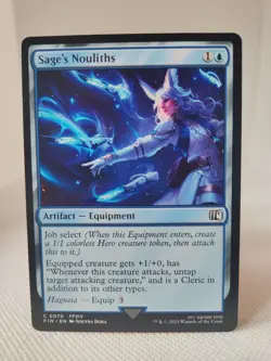 Magic MTG - Sage's Nouliths - Final Fantasy - NMINT #0070 - Image 1