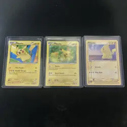 Pokemon TCG 7 Assorted Pikachu And Two Jirachi Holo Rare Cards (9 Card Lot) - Image 2
