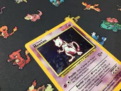 Pokemon TCG Mewtwo Base Set Holo Rare Card 10/102 Pokemon Card - Image 4