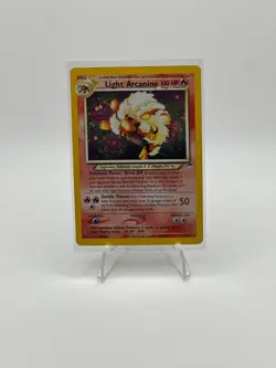 Pokemon TCG 2002 Neo Destiny Set: Light Arcanine 12/105 Rare Holo Card - NM/LP - Image 1