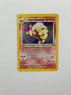 Pokemon TCG 2002 Neo Destiny Set: Light Arcanine 12/105 Rare Holo Card - NM/LP - Image 4