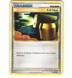 Pokemon Full Heal 93/123 Heartgold & Soulsilver Non-Holo LP Card - Image 1