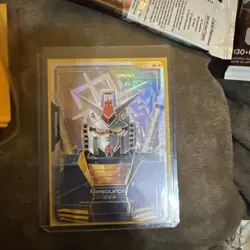 Gundam Card Game TCG Resource R-002 C++ Gundam RX-78-2 Alt Art Foil GD01 - Image 1