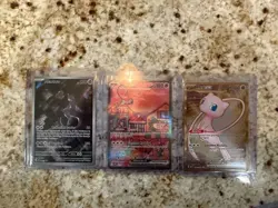 Pokemon Scarlet & Violet 151 Ultra-Premium Collection (UPC) Promo Card 3 Set MEW - Image 1