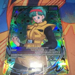 Bulma FB04-068 1st Anniversary Promo Alternate Art Dragon Ball Card Fusion World - Image 1