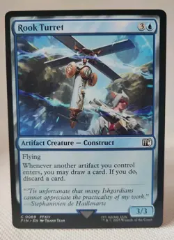 Magic MTG - Rook Turret - Final Fantasy - NMINT #0069 - Image 1