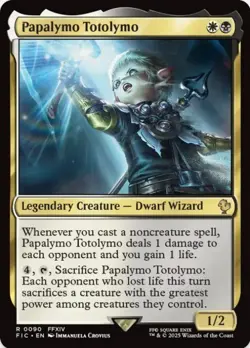 1 x Papalymo Totolymo - Final Fantasy Commander - LP - MTG - Image 1