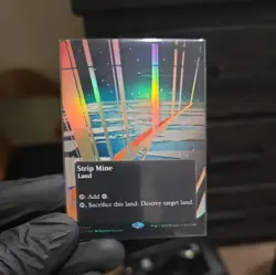 Strip Mine (0085) - Borderless M MTG Edge of Eternities: Stellar Sights M/NM - Image 1