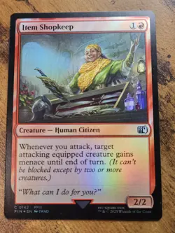 Item Shopkeep -Foil - 0142 - Final Fantasy MTG NM Magic The Gathering - Image 1