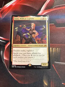 Mtg Sami, Wildcat Captain - Edge Of Eternities + Bonus Foils - Image 1