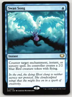 Swan Song - Commander Edge of Eternities - MTG - Magic - Near Mint - Image 1