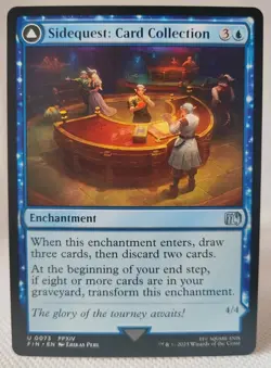 Magic MTG -Sidequest: Card Collection Magicked Card- Final Fantasy - NMINT #0073 - Image 1