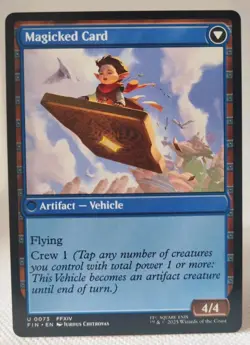 Magic MTG -Sidequest: Card Collection Magicked Card- Final Fantasy - NMINT #0073 - Image 2