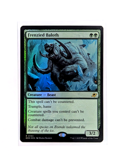 Frenzied Baloth R 0183 FOIL MTG Edge Of Eternities EOE EN NM/M - Image 1