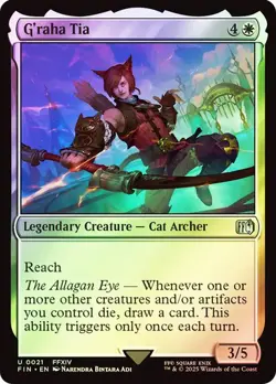 MAGIC THE GATHERING FINAL FANTASY G'RAHA TIA U 21 (FOIL) FIN MTG FCA TCG - Image 1