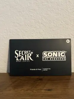 Magic the Gathering Secret Lair Sonic Friends & Foes MTG Sega Foil Edition New - Image 1