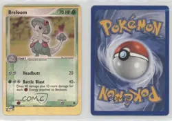Breloom Reverse Foil Pokemon EX Ruby & Sapphire #16 2003 10cj - Image 3
