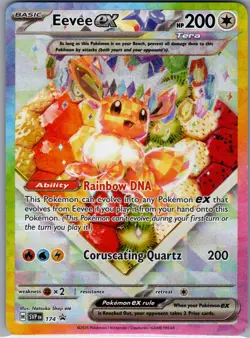 Eevee ex SVP 174 - Pokemon TCG SV Black Star Promos - Holo (NM) - Image 1