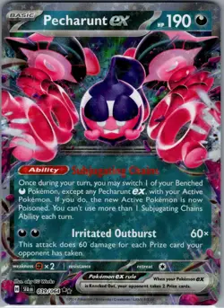 Pecharunt ex 039/064 - Pokemon TCG SV: Shrouded Fable - Double Rare Holo (NM) - Image 1