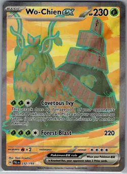 Wo-Chien ex 232/193 - Pokemon SV02: Paldea Evolved - Full Art Ultra Rare (NM) - Image 1