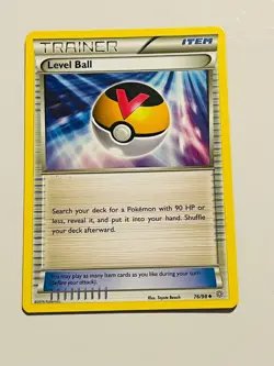 LEVEL BALL 2015 Pokemon Ancient Origins Uncommon POKEMON 76/98 - Image 1