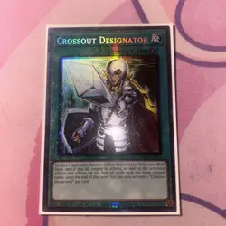 Crossout Designator (PCR) Yugioh RA02-EN063 - MN - Image 1