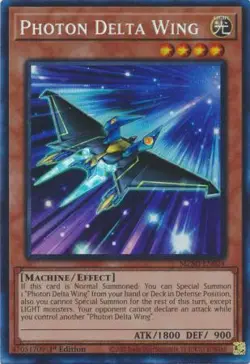 Yugioh! LP Photon Delta Wing - MZMI-EN024 - Collector's Rare - 1st Edition Light - Image 1