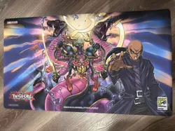 2025 SDCC Exclusive Konami YuGiOh .. Odion Playmat on Hand Ready To Ship - Image 3