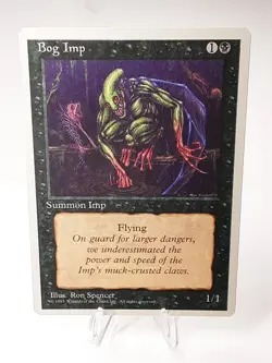 MTG - 4th Edition - Bog Imp - Common - Lightly Played - Image 1