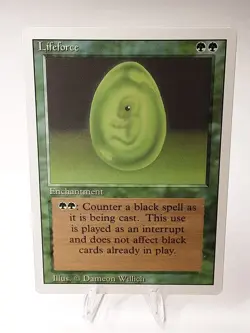 MTG - 3rd Edition - Revised - Lifeforce - Uncommon - LP+ NM - Image 1