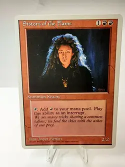MTG - 4th Edition - Sisters of the Flame - Common - Lightly Played - Image 1