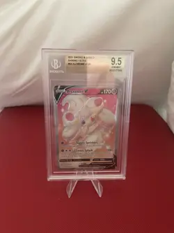2022 Pokemon SWSH Brilliant Stars Alcremie Full Art BGS 9.5/PSA 10 Gem Mint Card - Image 1