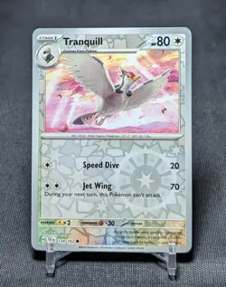 Tranquill Common Reverse Holo Colorless Temporal Forces Pokemon TCG Card 134/162 - Image 1